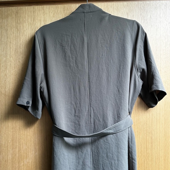 Billy Reid khaki green button front dress, size M - Picture 7 of 9